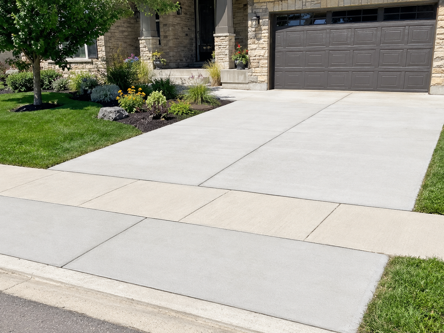 Concrete driveway concept
