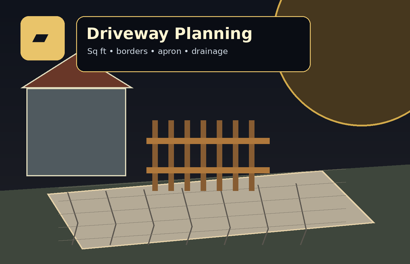 Driveway repair and entry planning