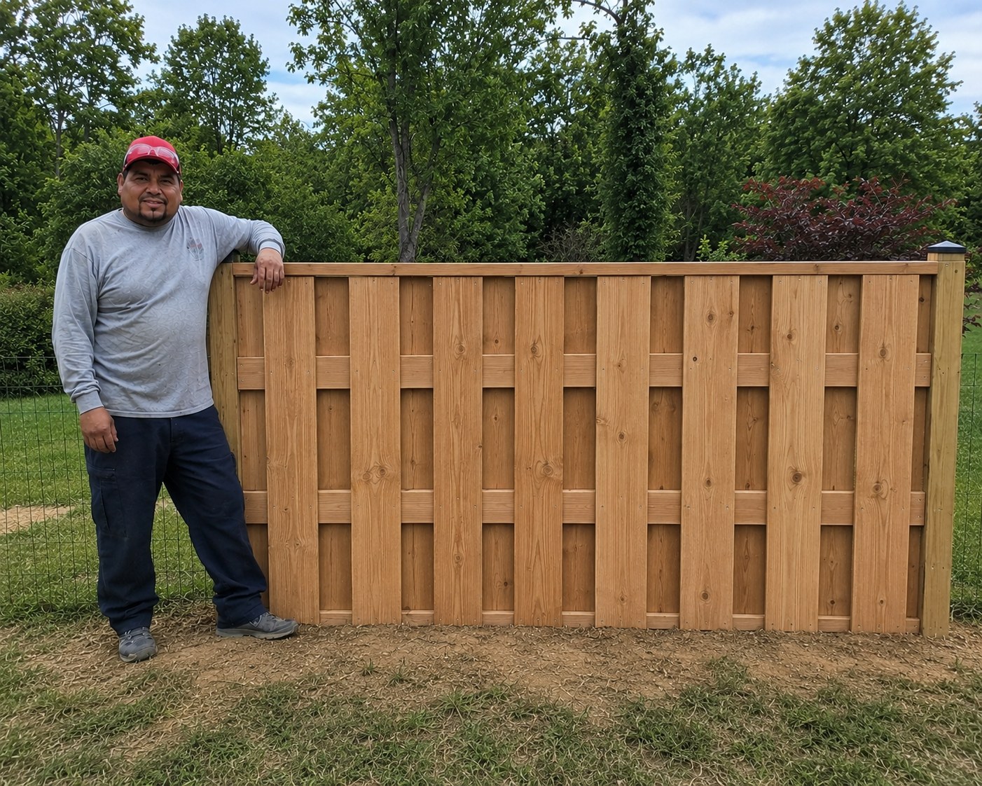 Vero vertical privacy fence panel