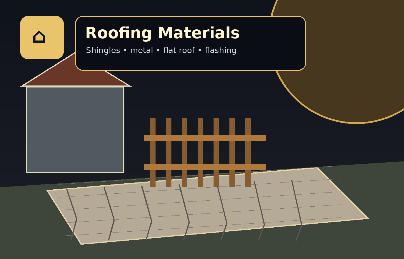 Roofing materials and calculations
